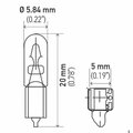 Hella Bulb 2721 12V 1.2W W Bulbs, 2721 2721